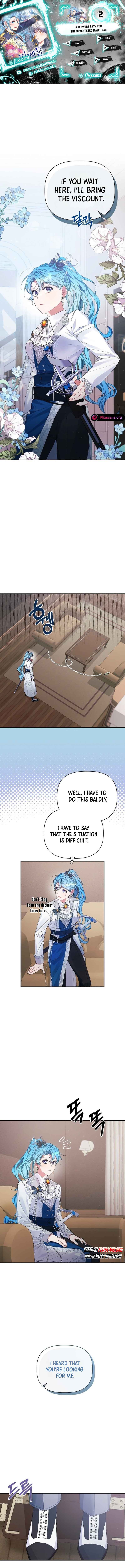 A Flowery Path for the Devastated Male Lead Chapter 2 page 0