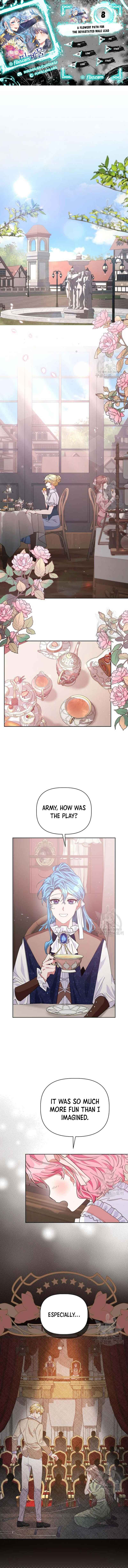 A Flowery Path for the Devastated Male Lead Chapter 8 page 0
