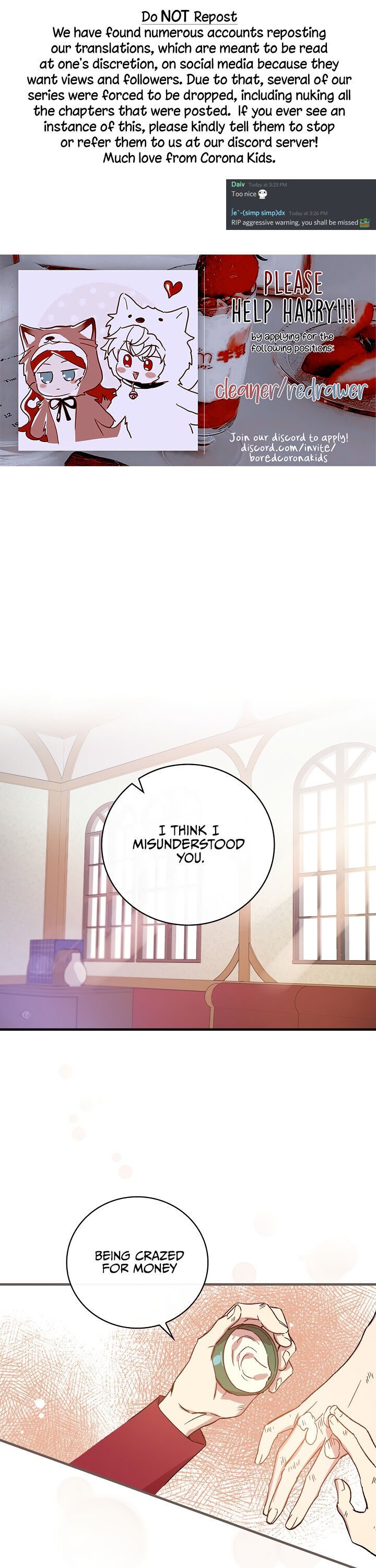 A Red Knight Does Not Blindly Follow Money Chapter 19 page 0