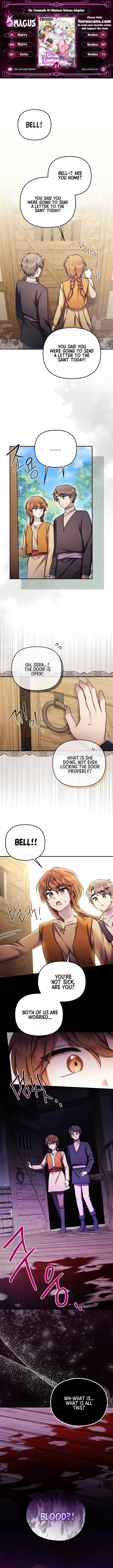 A Terminally Ill Villainess Refuses To Be Adopted Chapter 27 page 0