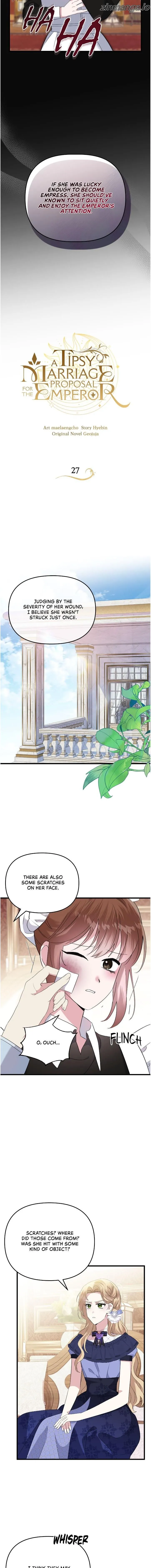 A Tipsy Marriage Proposal for the Emperor Chapter 27 page 1