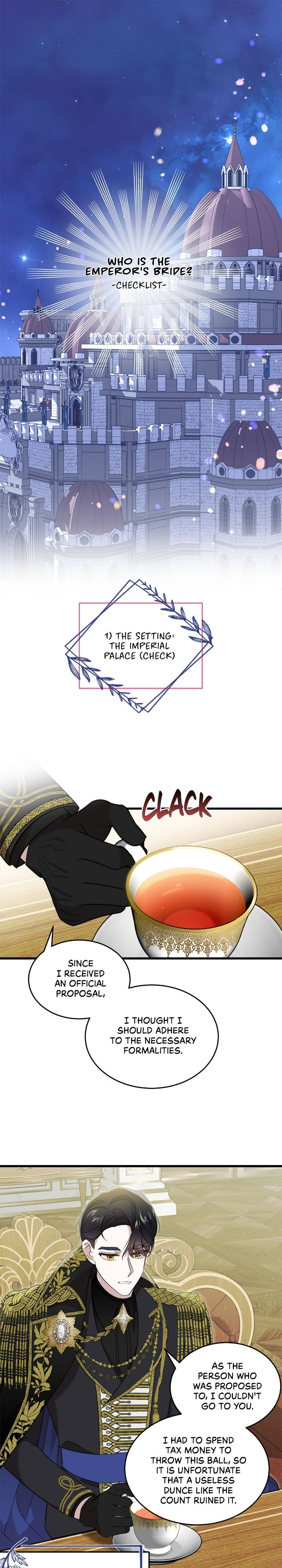 A Tipsy Marriage Proposal for the Emperor Chapter 7 page 0