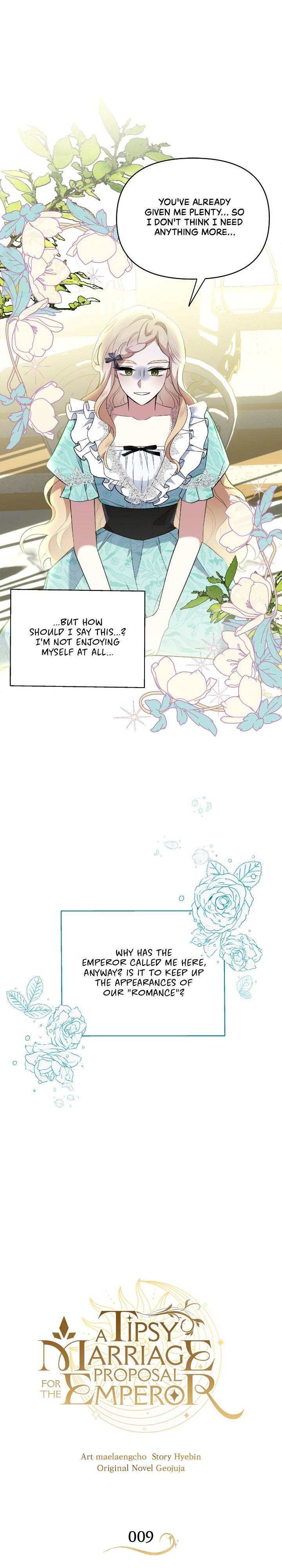A Tipsy Marriage Proposal for the Emperor Chapter 9 page 2