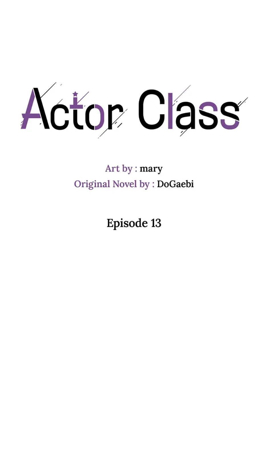 Actor Class Chapter 13 page 21