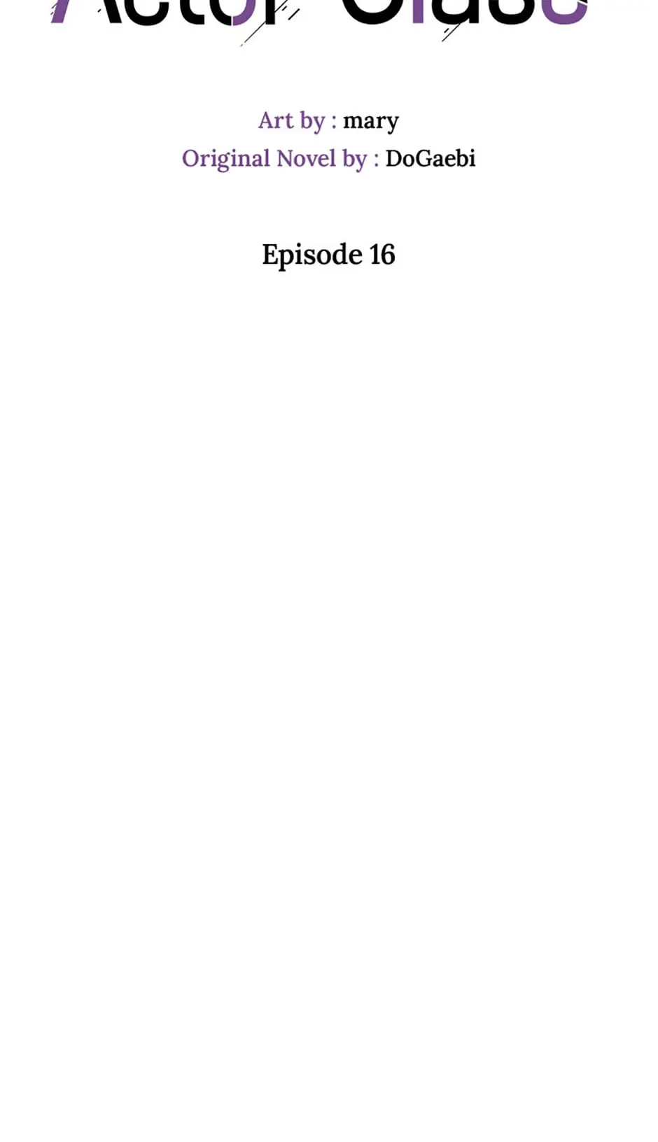 Actor Class Chapter 16 page 10
