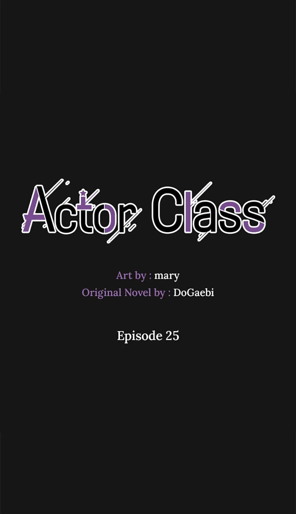 Actor Class Chapter 25 page 0