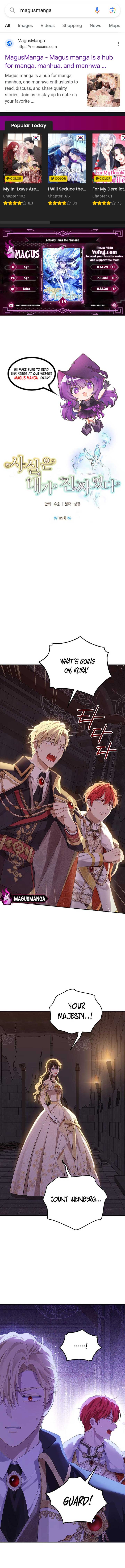 Actually, I Was the Real One Chapter 119 page 0