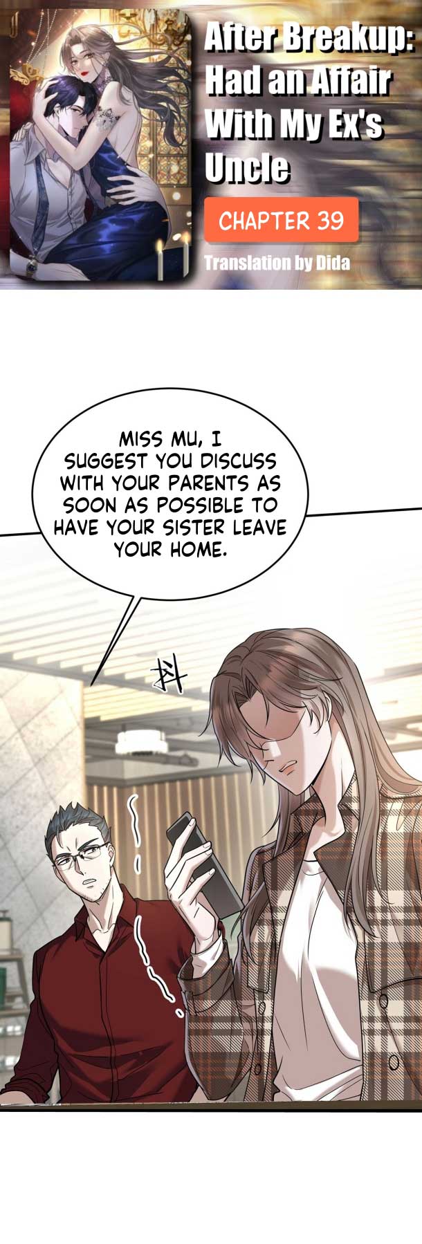 After breaking up, I had relationship with my ex’s uncle-in-law Chapter 39 page 0