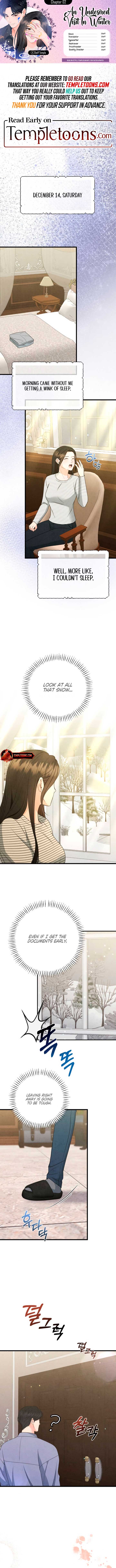 An Undesired Visit In Winter Chapter 2 page 0