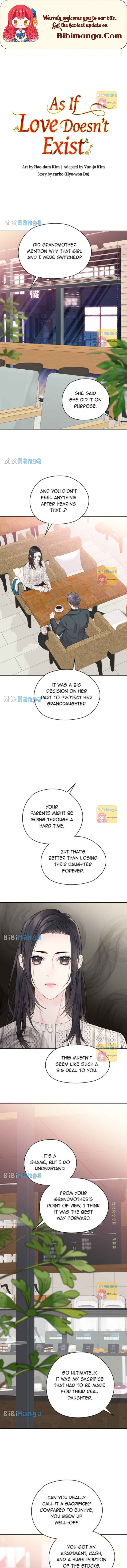 As If Love Doesn’t Exist Chapter 25 page 0
