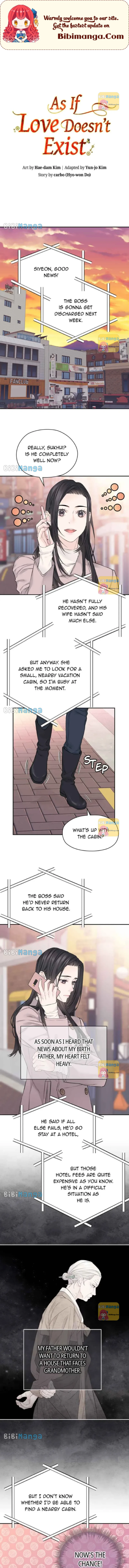 As If Love Doesn’t Exist Chapter 33 page 0
