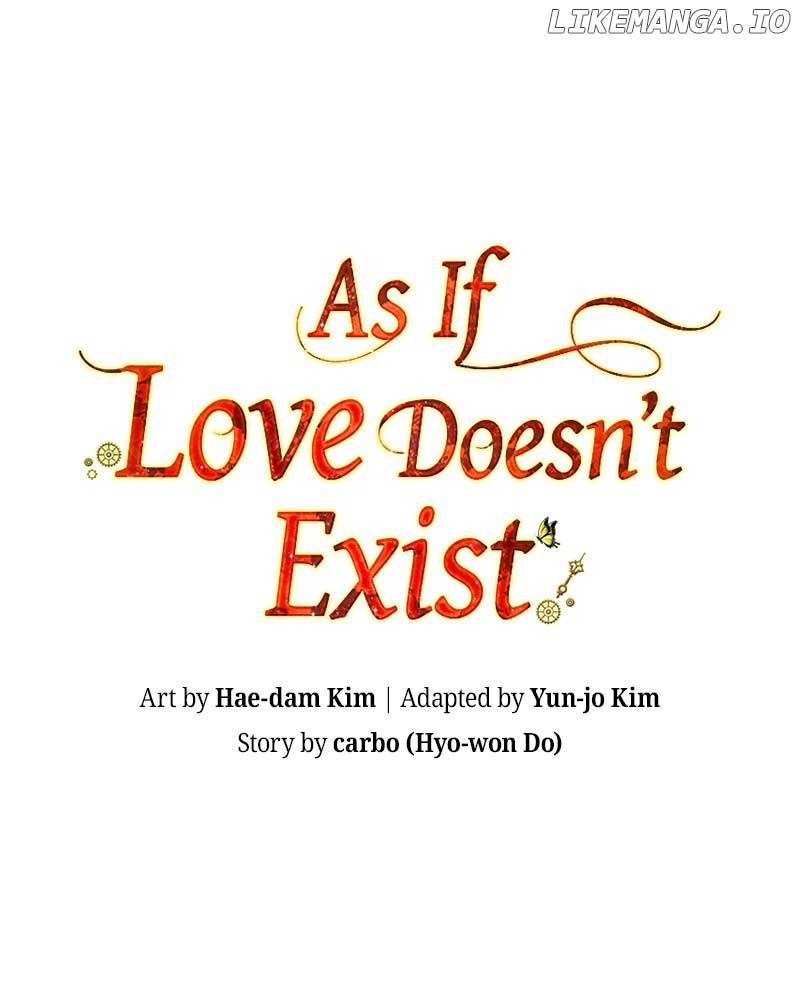 As If Love Doesn’t Exist Chapter 72 page 0