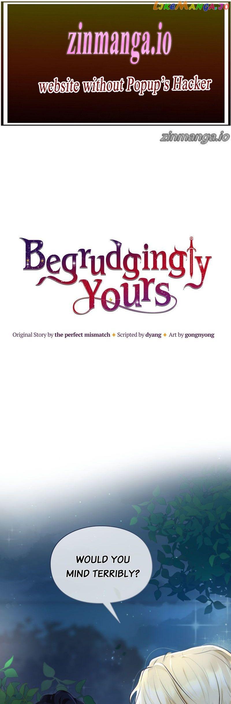 Begrudgingly Yours Chapter 2 page 0