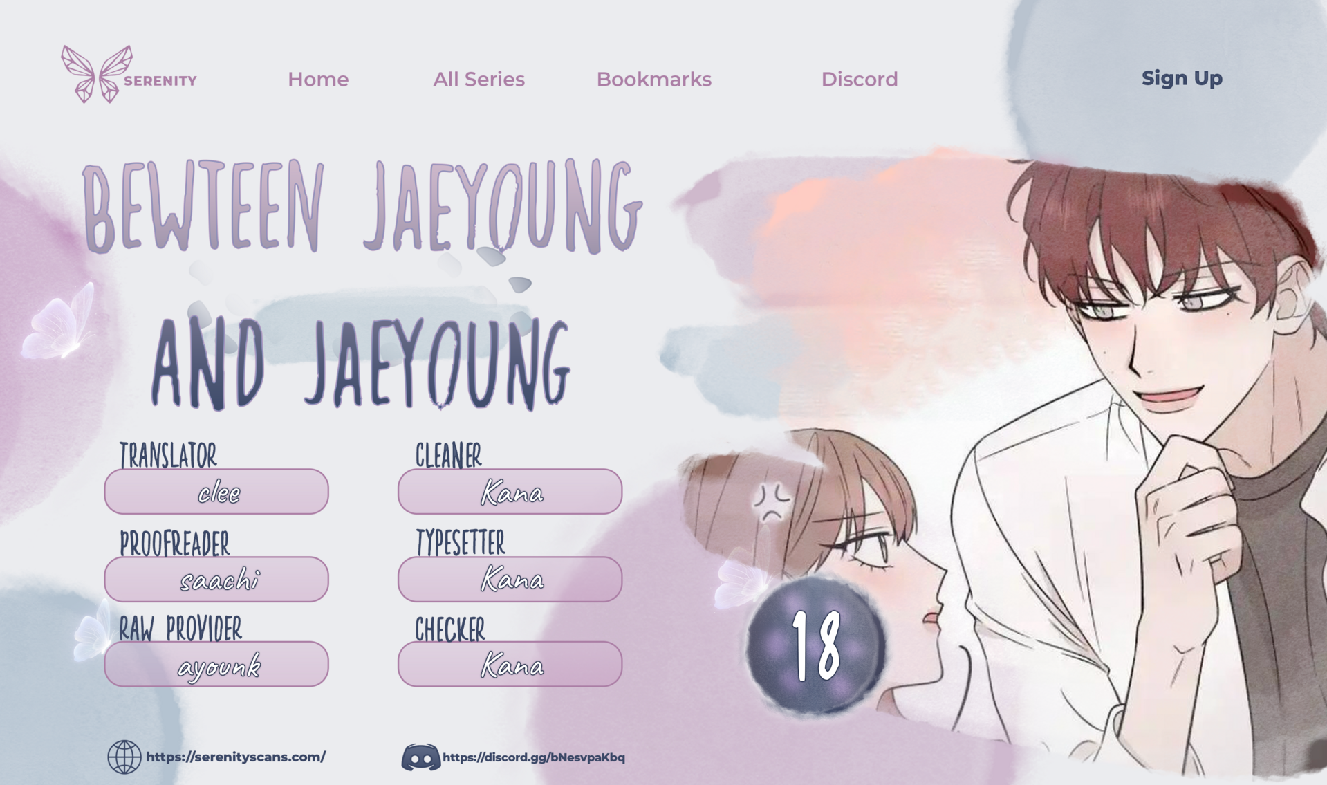 Between Jaeyoung and Jaeyoung Chapter 18 page 0