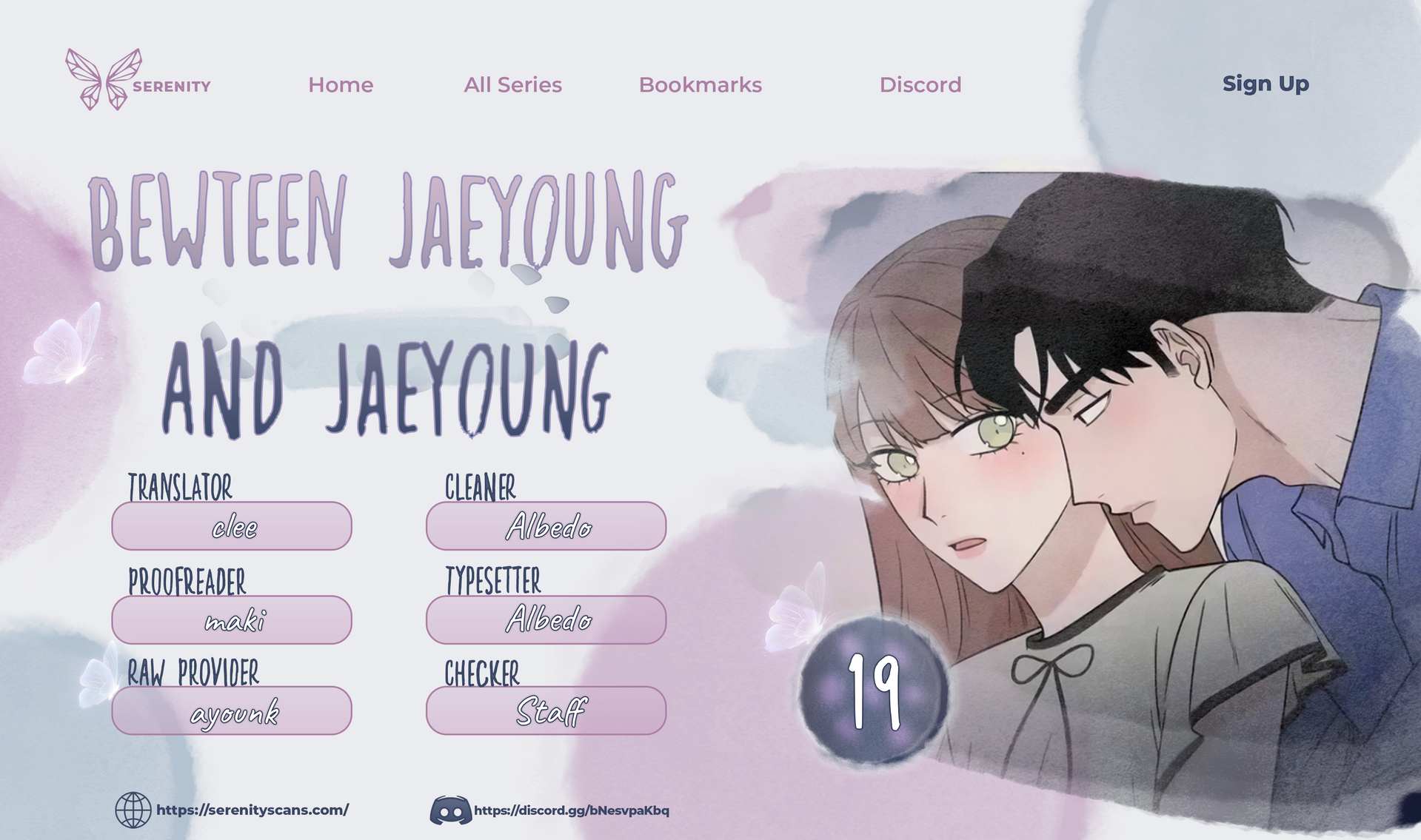 Between Jaeyoung and Jaeyoung Chapter 19 page 0