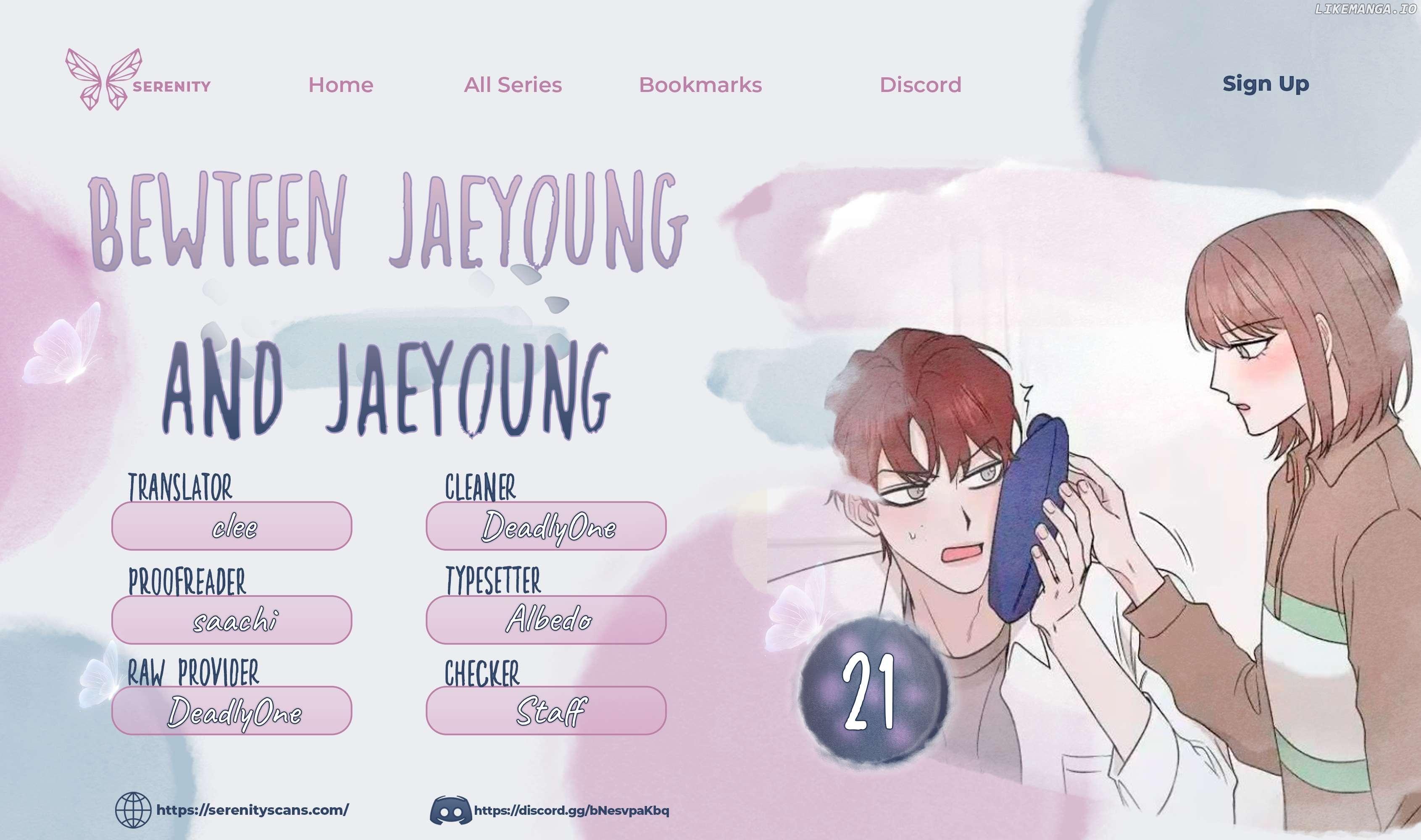 Between Jaeyoung and Jaeyoung Chapter 21 page 0