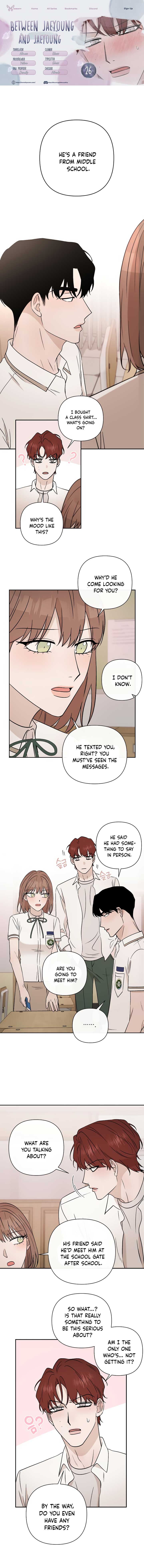Between Jaeyoung and Jaeyoung Chapter 26 page 0