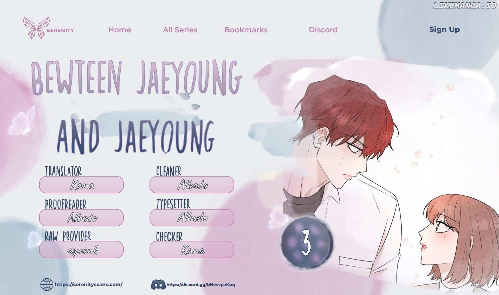 Between Jaeyoung and Jaeyoung Chapter 3 page 0