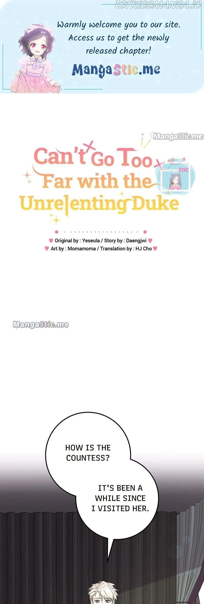 Can’t Go Too Far with the Unrelenting Duke Chapter 12 page 0