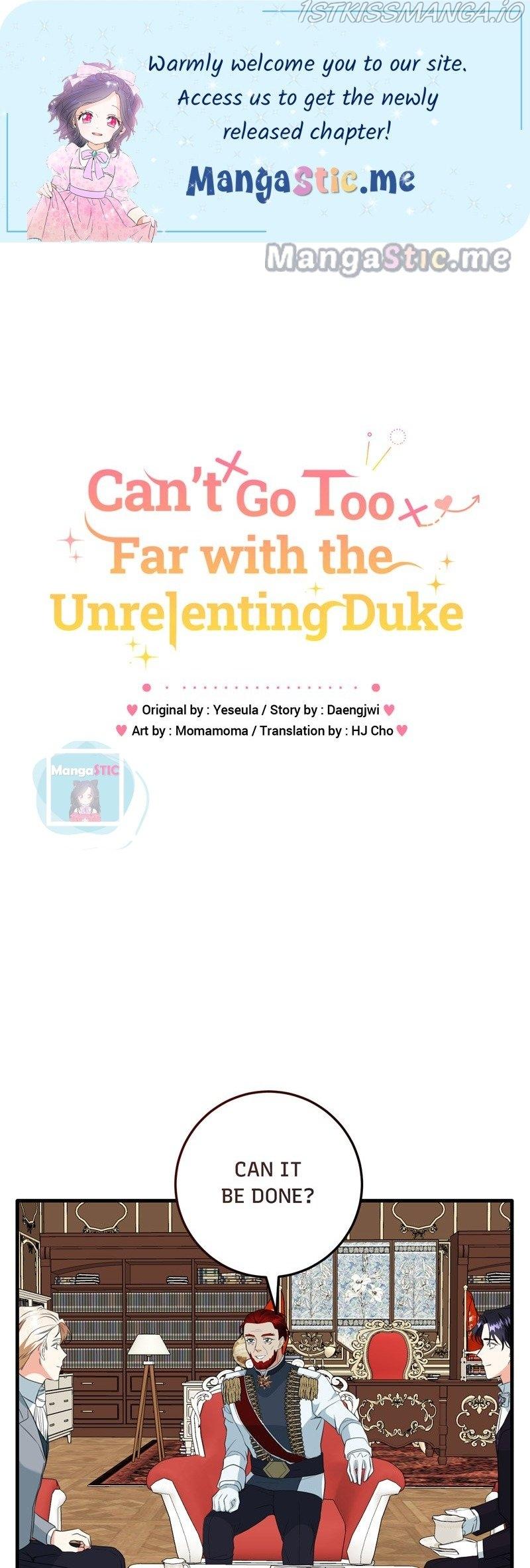 Can’t Go Too Far with the Unrelenting Duke Chapter 31 page 0