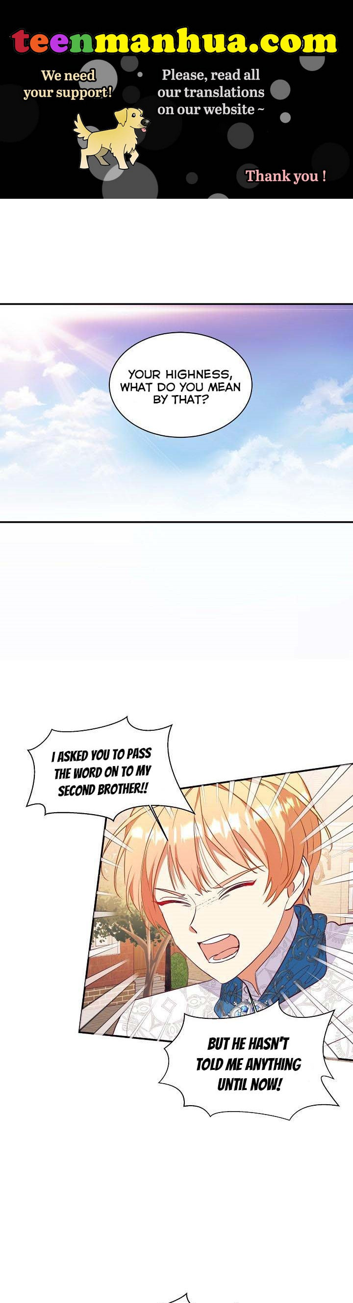 Can’t pretend to be blind anymore Chapter 57 page 0