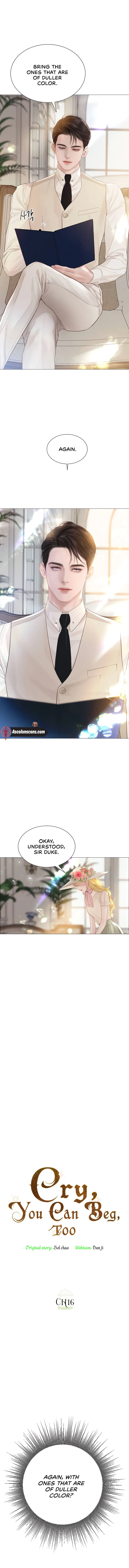 Cry, Even Better If You Beg Chapter 16 page 0