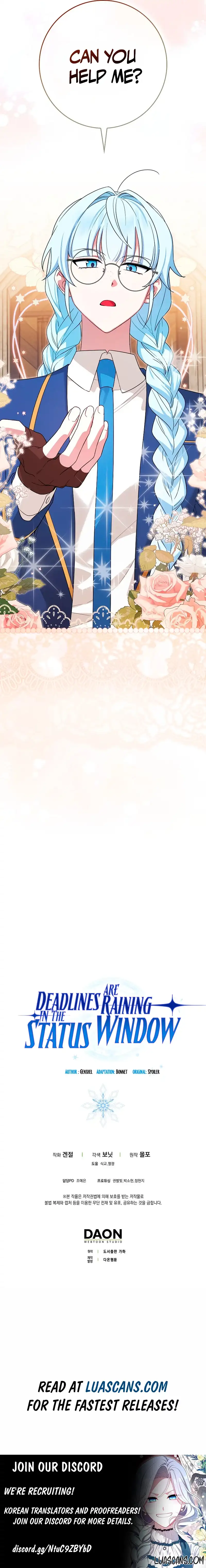 Deadlines are Raining in the Status Window Chapter 22 page 16