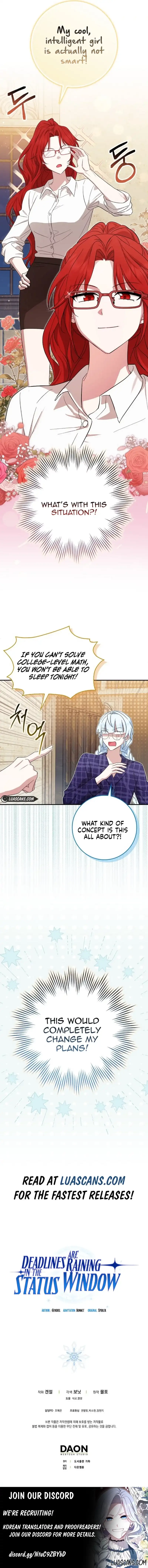 Deadlines are Raining in the Status Window Chapter 24 page 13
