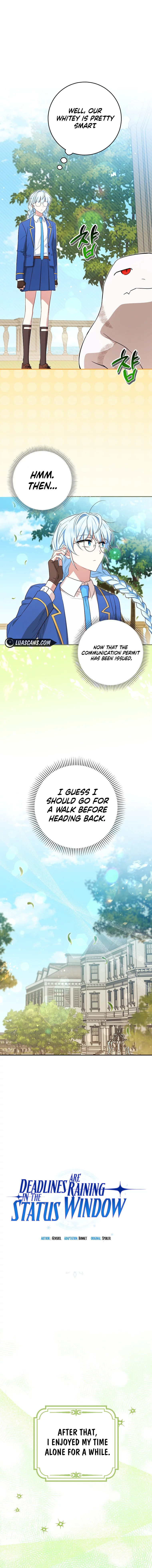 Deadlines are Raining in the Status Window Chapter 29 page 2