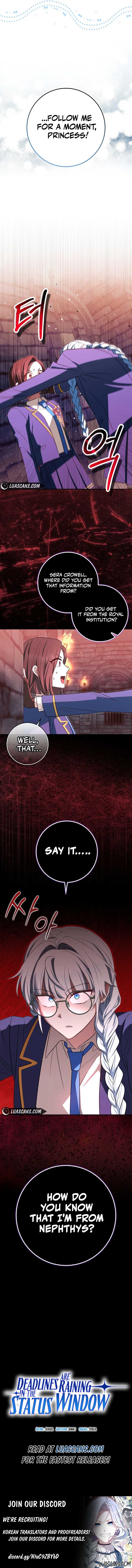 Deadlines are Raining in the Status Window Chapter 30 page 9