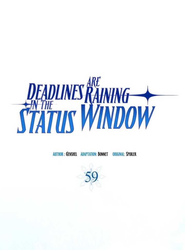 Deadlines are Raining in the Status Window Chapter 59 page 32