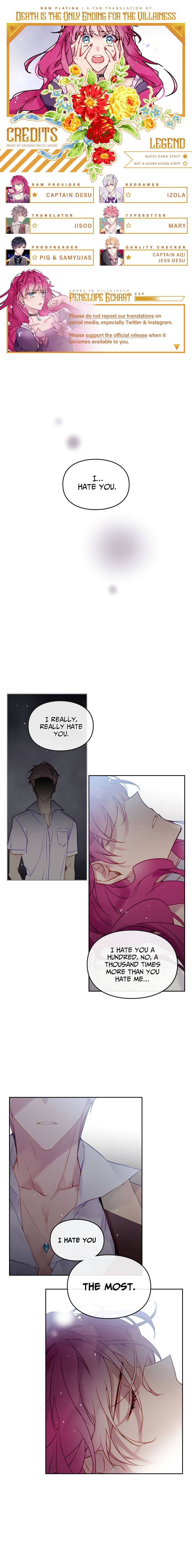 Death Is The Only Ending For The Villainess Chapter 17 page 0