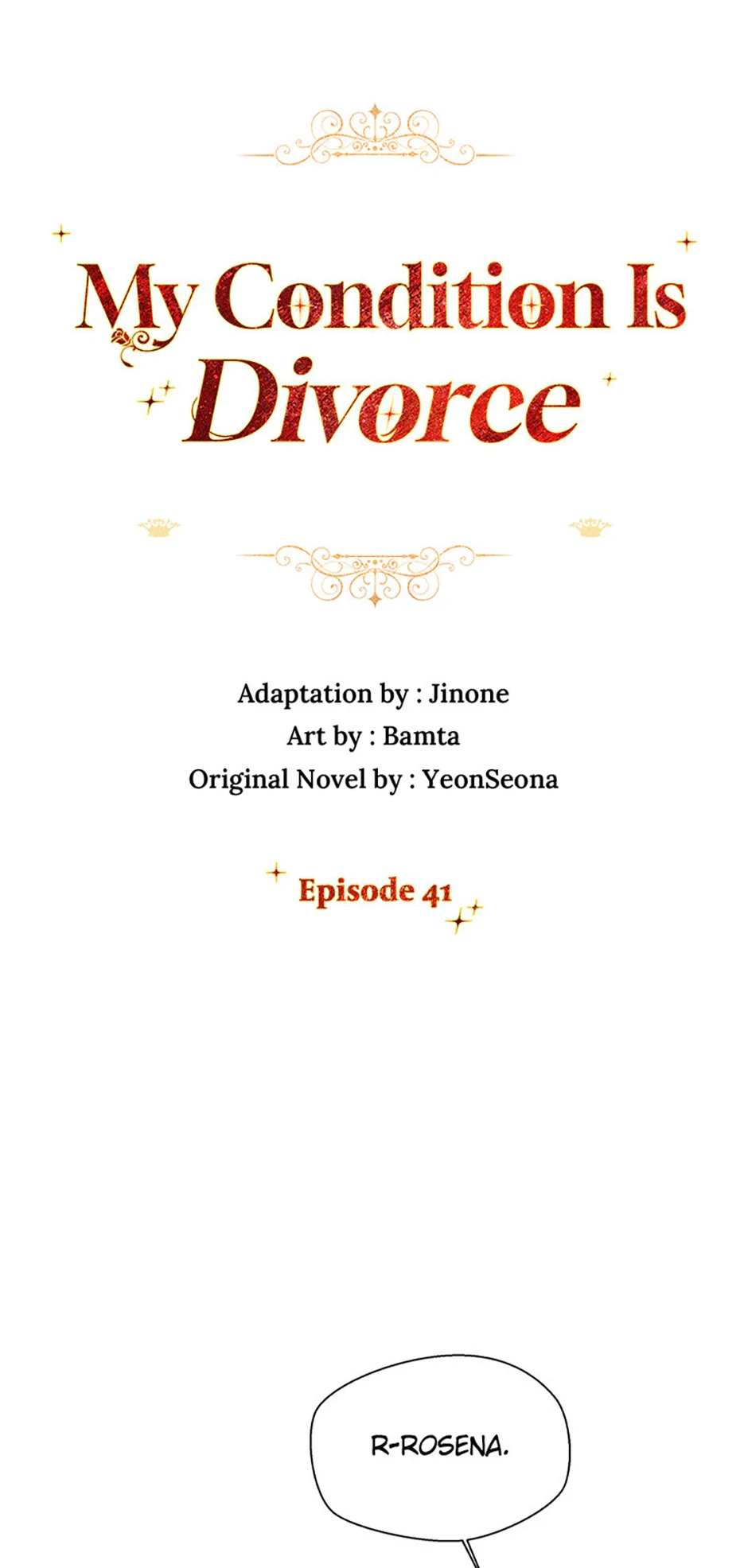 Divorce is the Condition Chapter 41 page 16