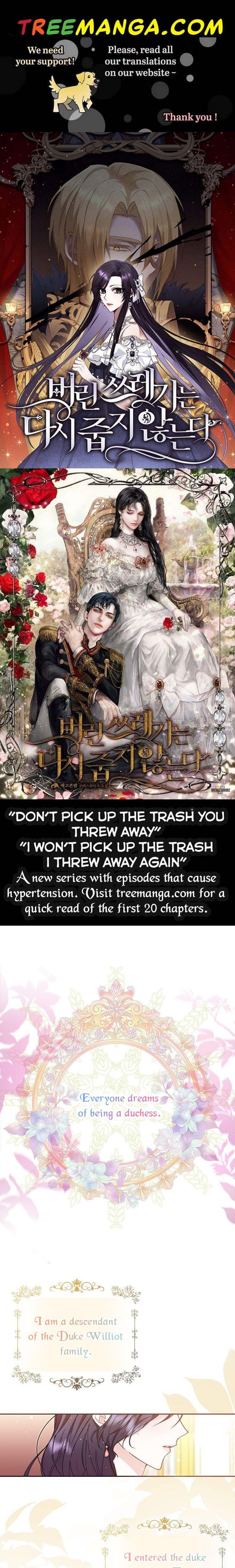 Don’t pick up the trash you threw away Chapter 1 page 0