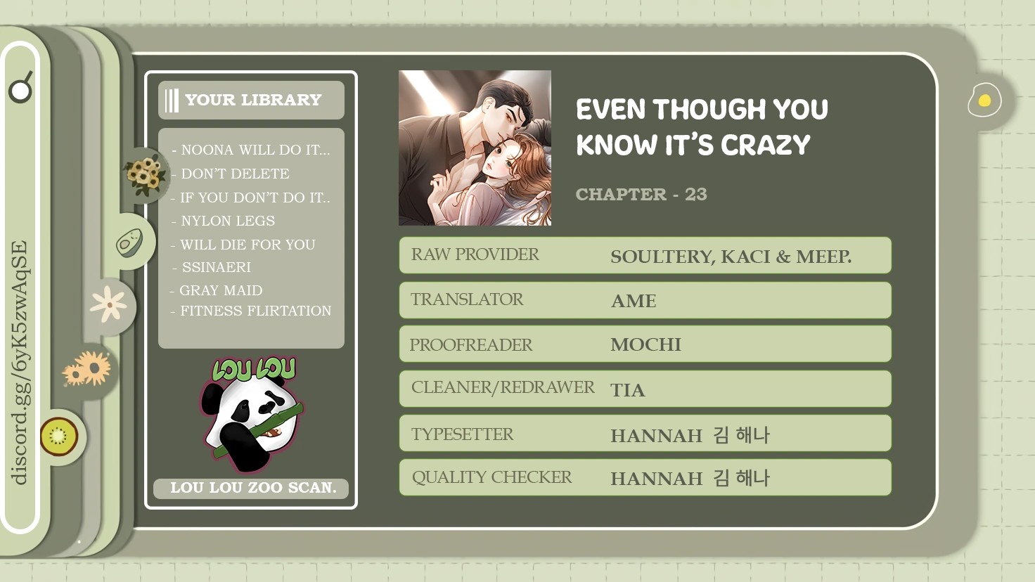 Even though you know it’s crazy Chapter 23 page 140
