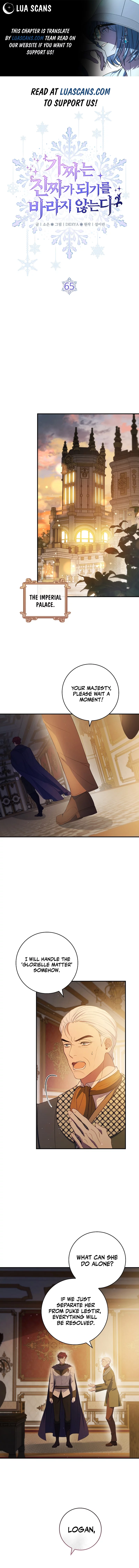 Fakes Don’t Want To Be Real Chapter 65 page 0