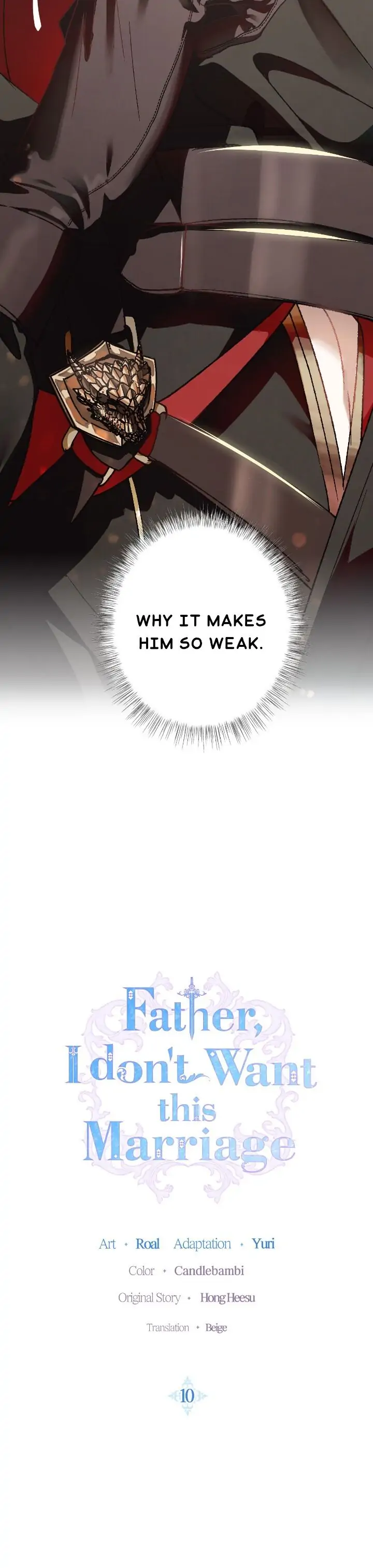Father, I Don’t Want to Get Married! Chapter 10 page 1