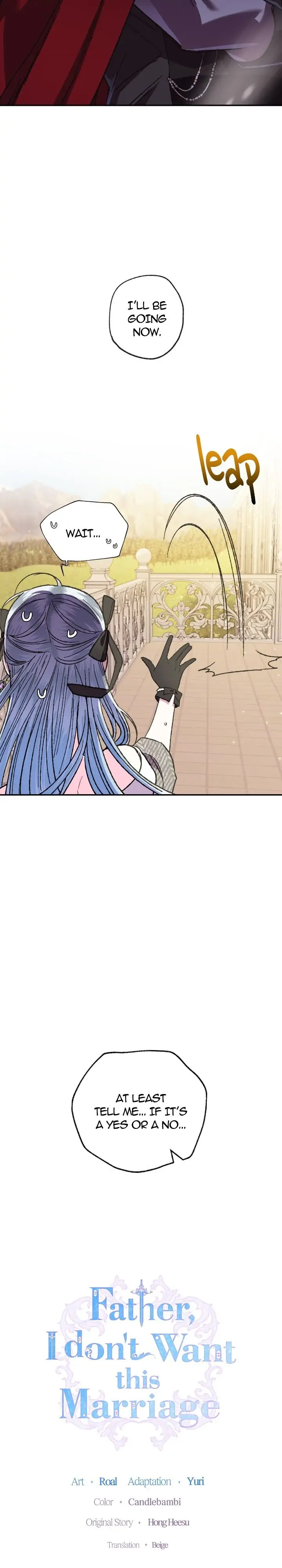 Father, I Don’t Want to Get Married! Chapter 30 page 1