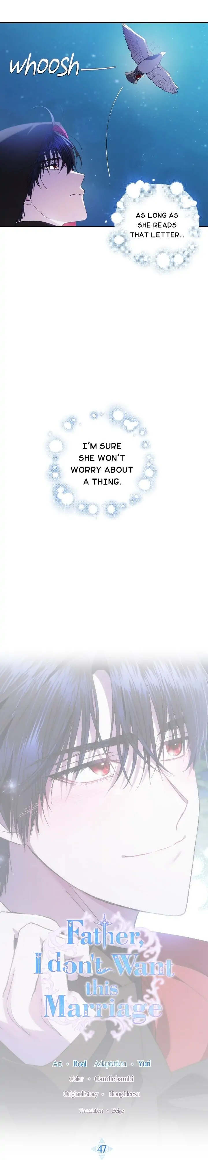 Father, I Don’t Want to Get Married! Chapter 47 page 1