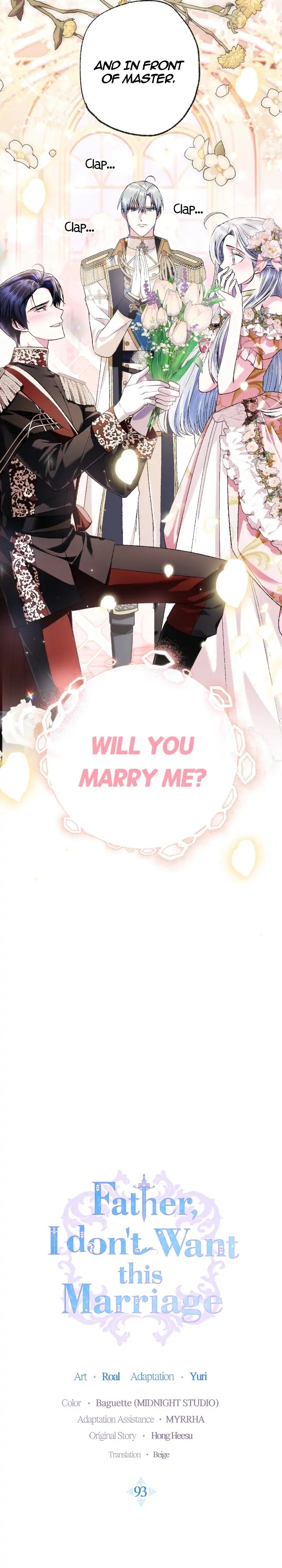 Father, I Don’t Want to Get Married! Chapter 93 page 3