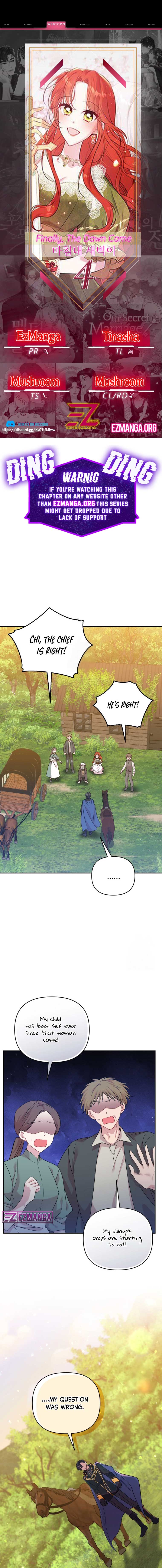 Finally, the Dawn Came Chapter 4 page 0