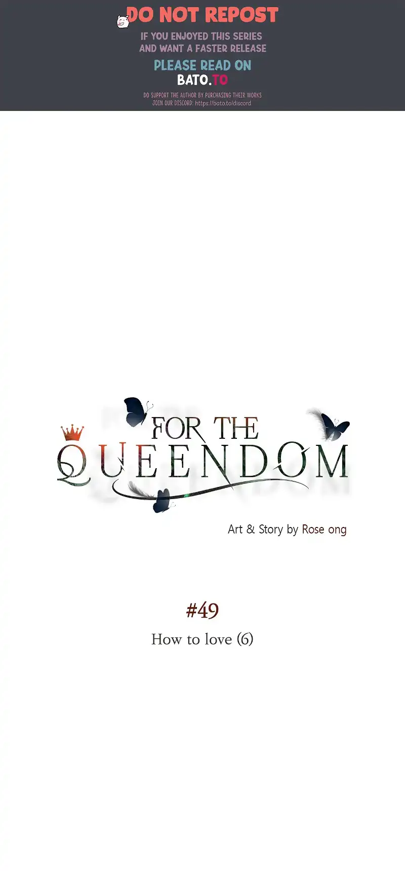 For The Queendom Chapter 49 page 0