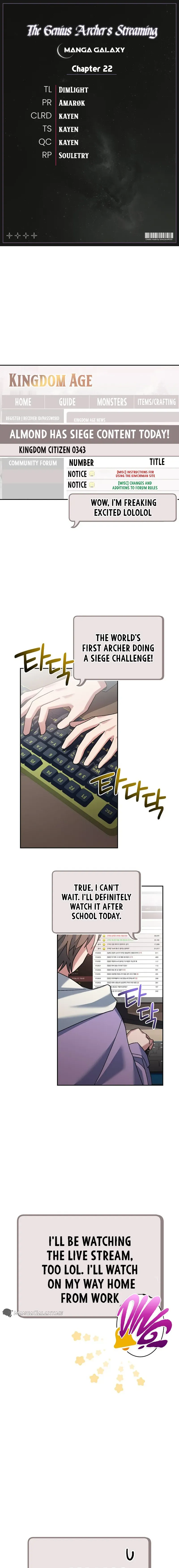 Genius Archer’s Streaming Chapter 22 page 0