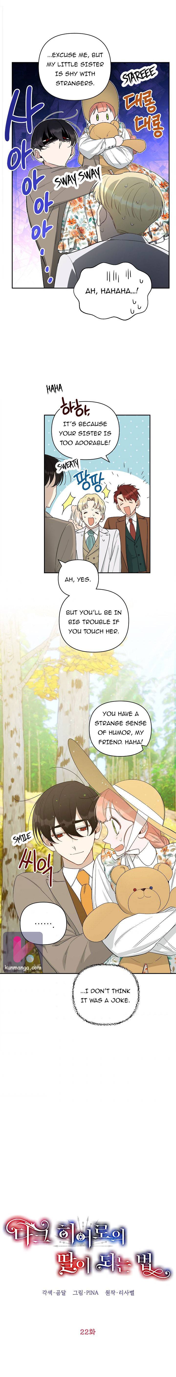 How To Become A Dark Hero’s Daughter Chapter 22 page 8