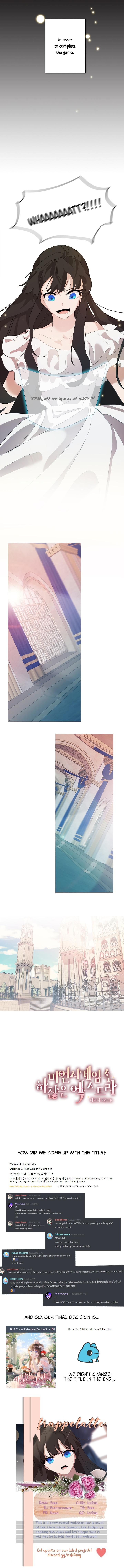 How to Clear a Dating Sim as a Side Character Chapter 0 page 5