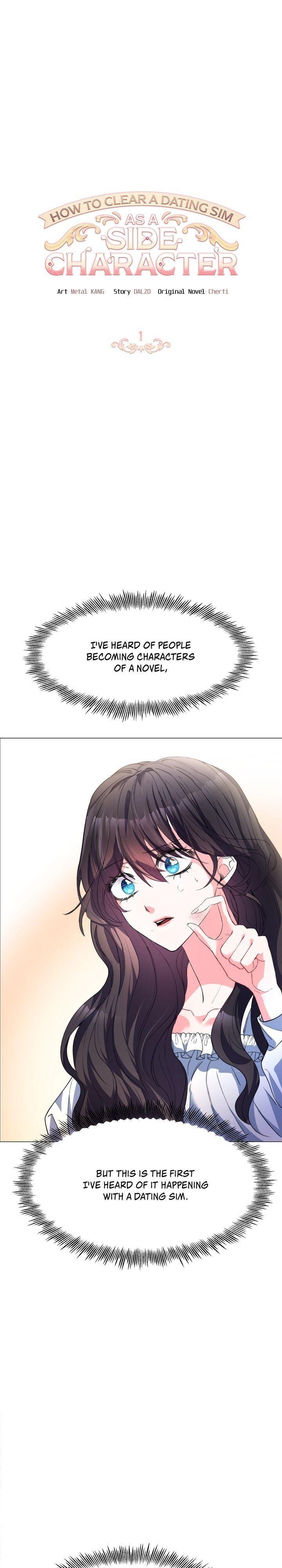 How to Clear a Dating Sim as a Side Character Chapter 1 page 8