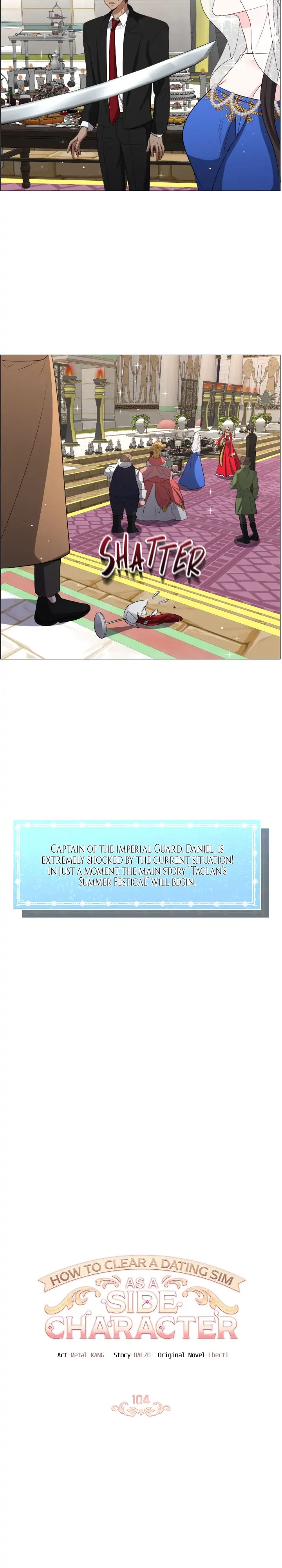 How to Clear a Dating Sim as a Side Character Chapter 104 page 1