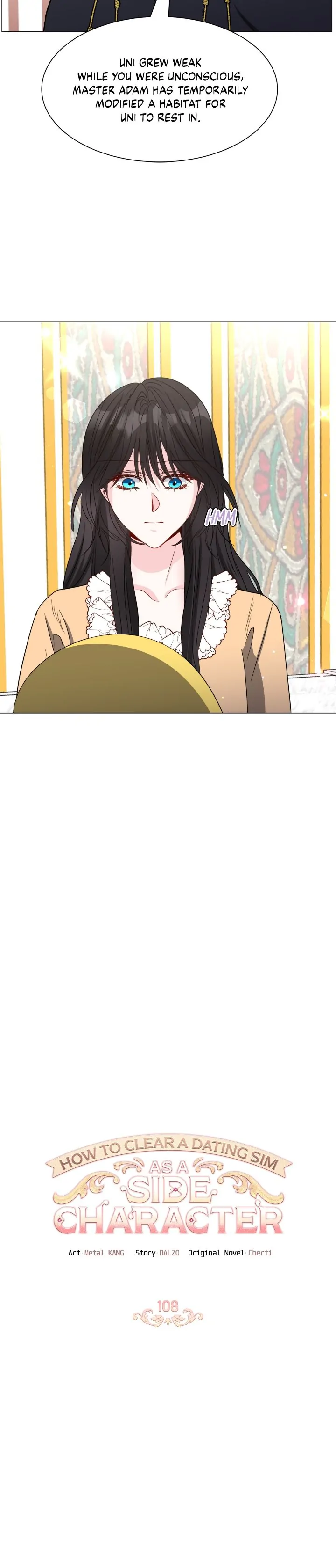 How to Clear a Dating Sim as a Side Character Chapter 108 page 1