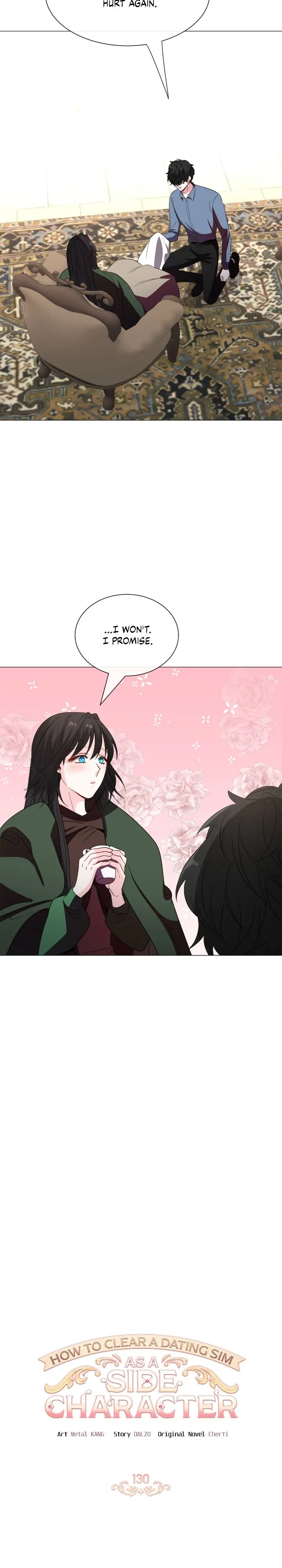 How to Clear a Dating Sim as a Side Character Chapter 130 page 1