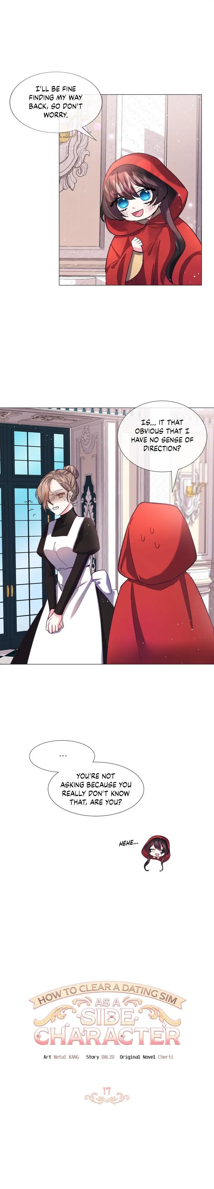 How to Clear a Dating Sim as a Side Character Chapter 17 page 1